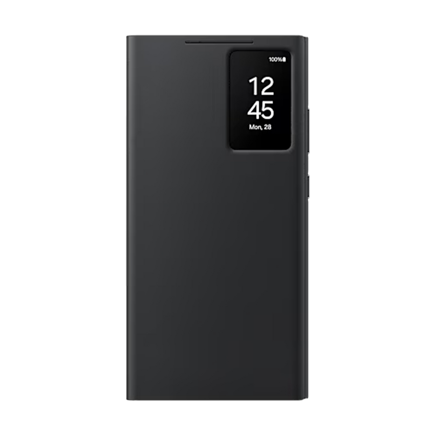 Galaxy S24 Ultra Smart View Wallet Case | Zwart