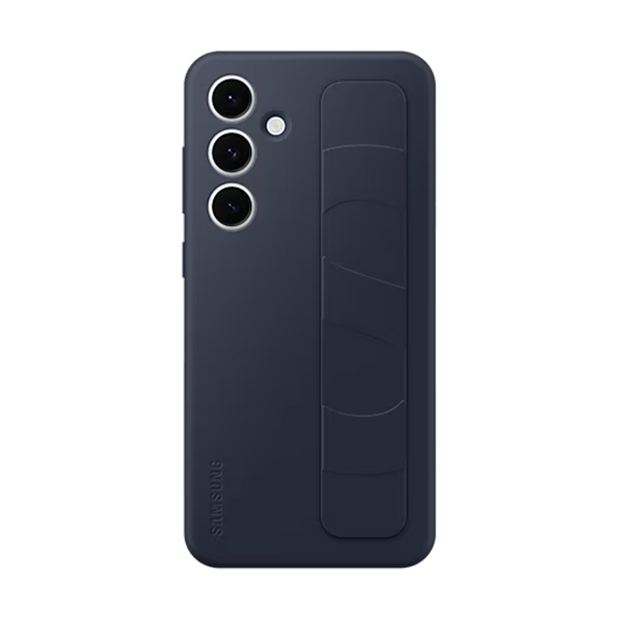 Galaxy S24 FE Standing Grip Case | Blauw Zwart