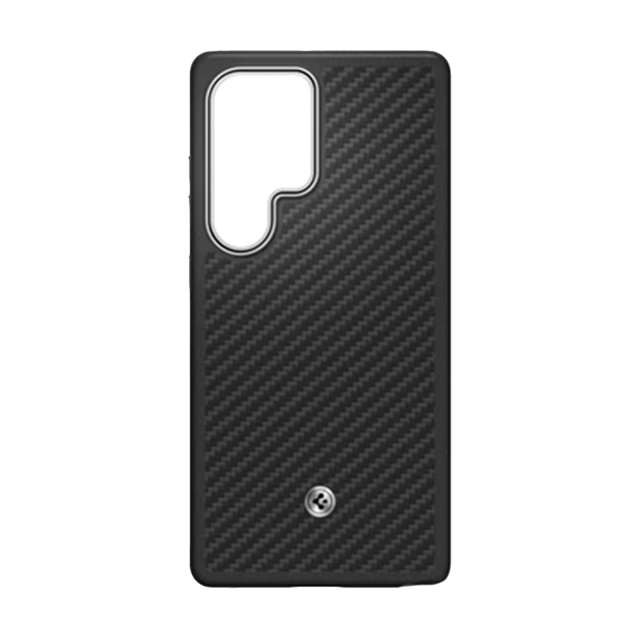 Galaxy S25 Ultra Aramid Case Zwart Zilver