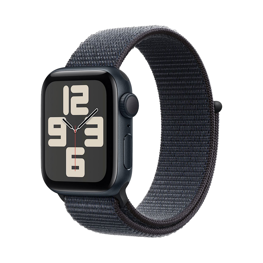 Apple Watch SE GPS 44mm Middernacht AC, Ink Sport Loop
