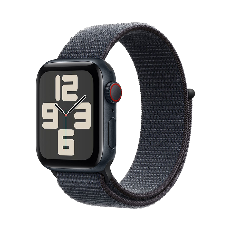 Apple Watch SE GPS + Cellular 44mm Middernacht AC, Ink Sport Loop