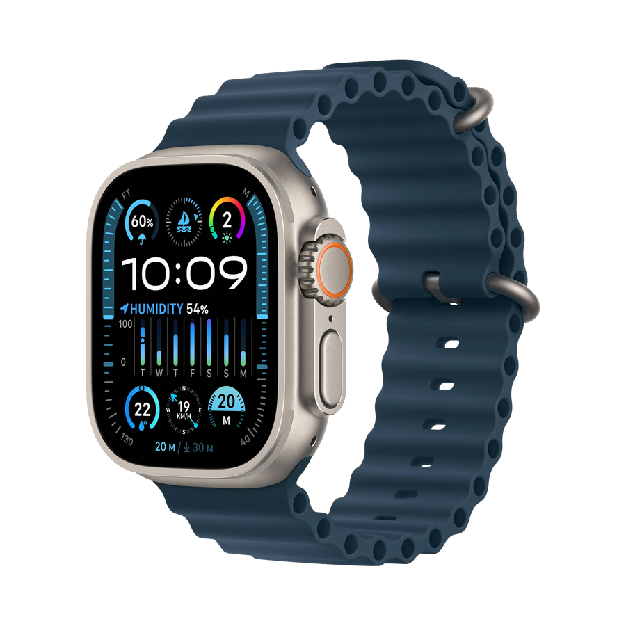 Apple Watch Ultra 2 GPS + Cellular 49mm Natural TC, Navy Ocean Band