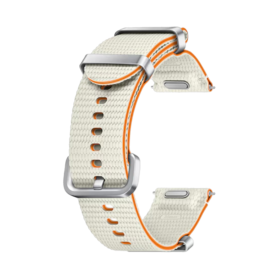 Galaxy Watch 7 & Watch 7-Small Athleisure Band (S/M) Cream
