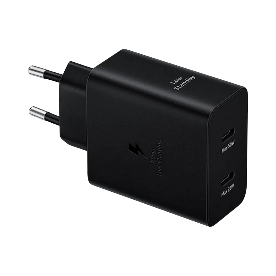 Samsung Dual USB-C Snellader 50W Zwart