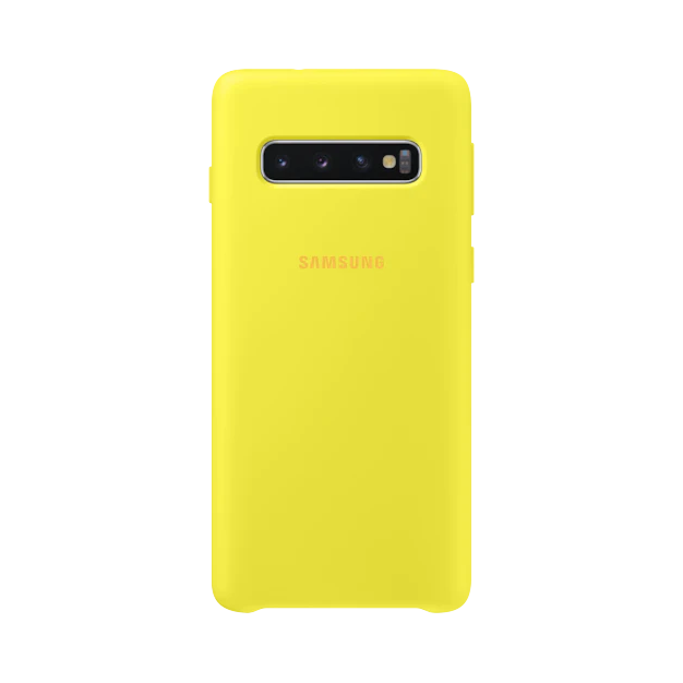 Samsung Galaxy S10 Silicone Case EF-PG973 Geel