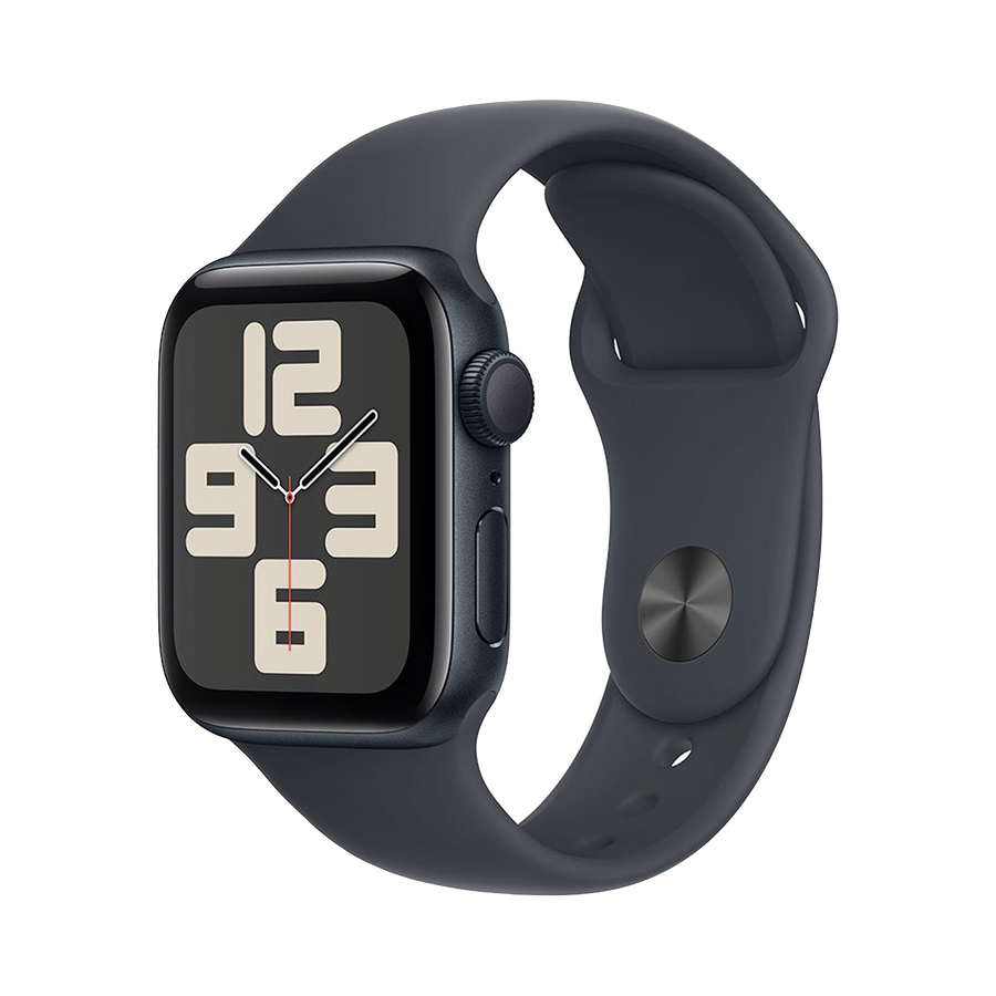 Apple Watch SE GPS 40mm Middernacht AC, Middernacht Sport Band - M/L