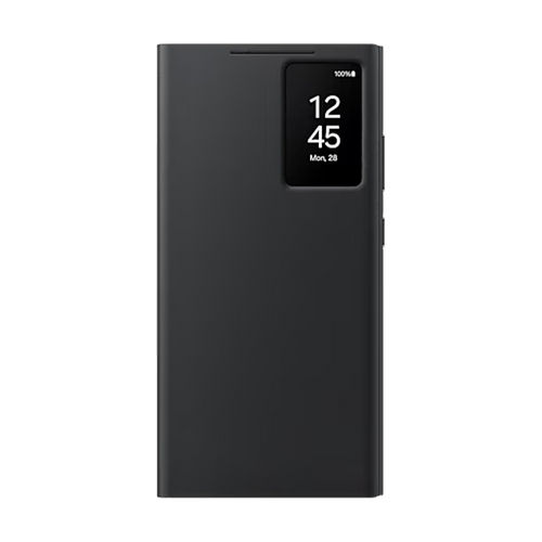 Galaxy S24 Ultra Smart View Wallet Case | Zwart