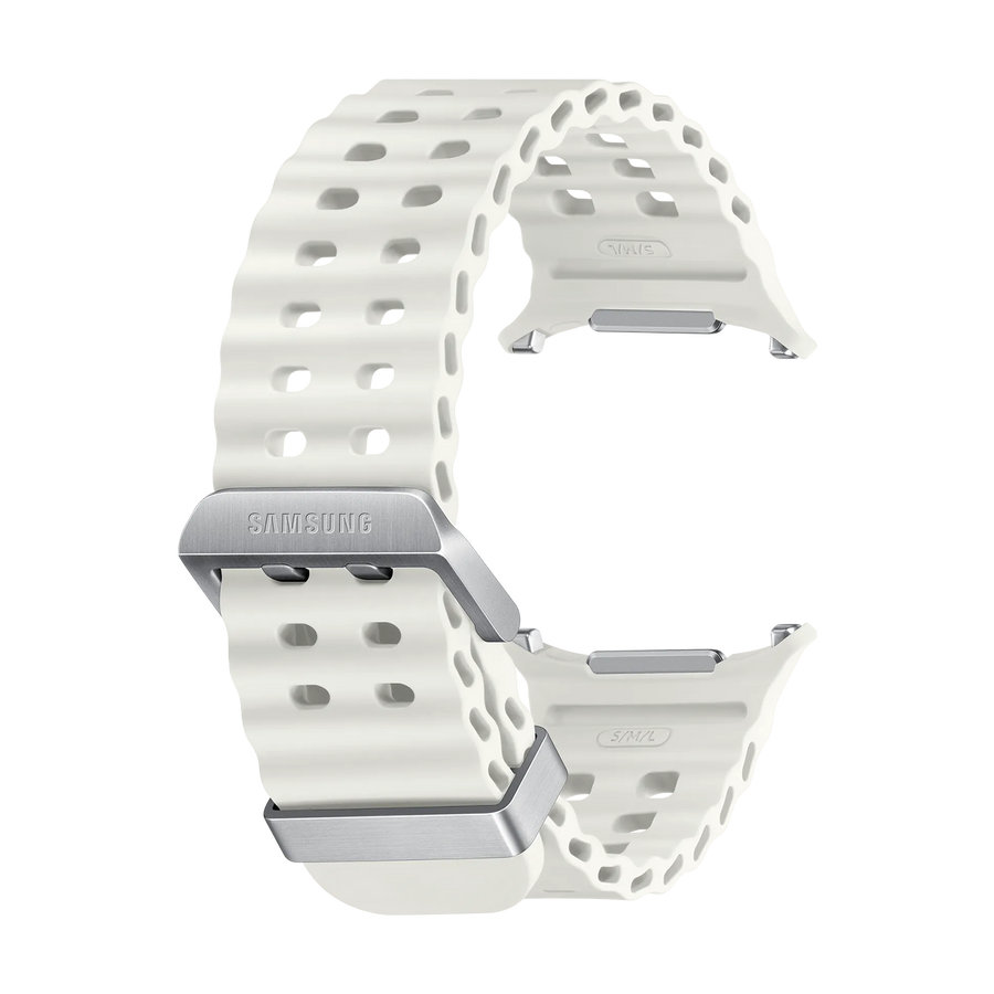 Galaxy Watch Ultra Marine Band Wite sand