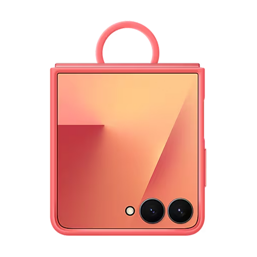 Galaxy Z Flip7 Ring Case (Silicone) Rood