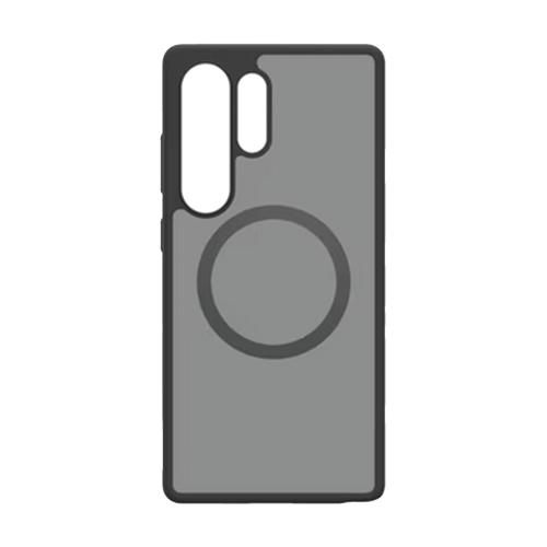 Galaxy S25 Ultra Clear Magnet Case Zwart Frost Black