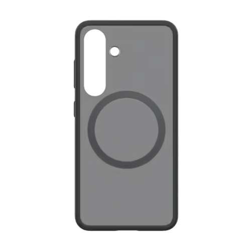 Galaxy S25 Clear Magnet Case Zwart Frost Black