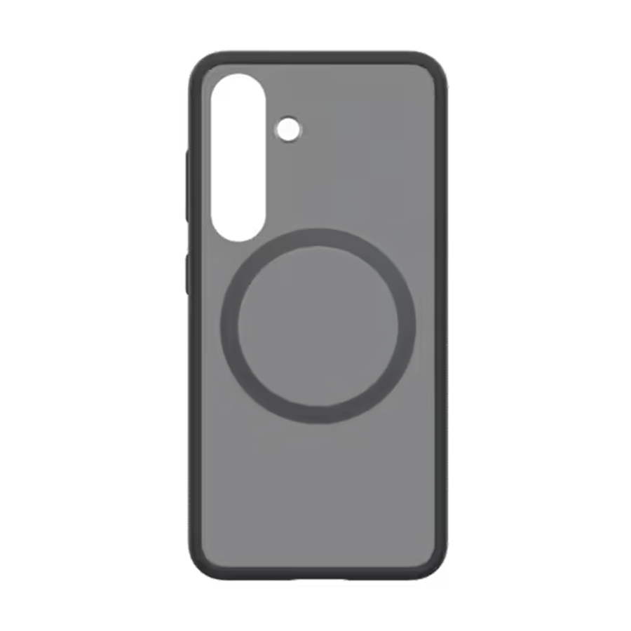 Galaxy S25 Clear Magnet Case Zwart Frost Black