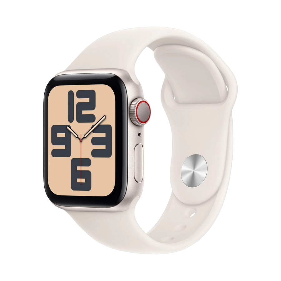 Apple Watch SE GPS 40mm Sterrenlicht AC, Sterrenlicht Sport Band - S/M