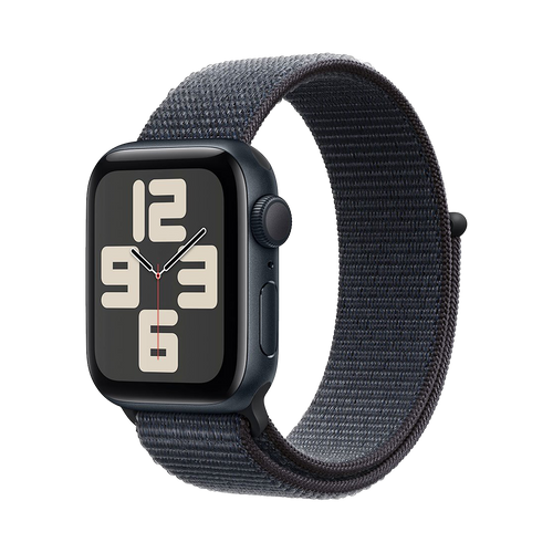 Apple Watch SE GPS 44mm Middernacht AC, Ink Sport Loop