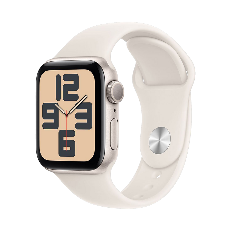 Apple Watch SE GPS + Cellular 40mm Sterrenlicht AC, Sterrenlicht Sport Band - S/M