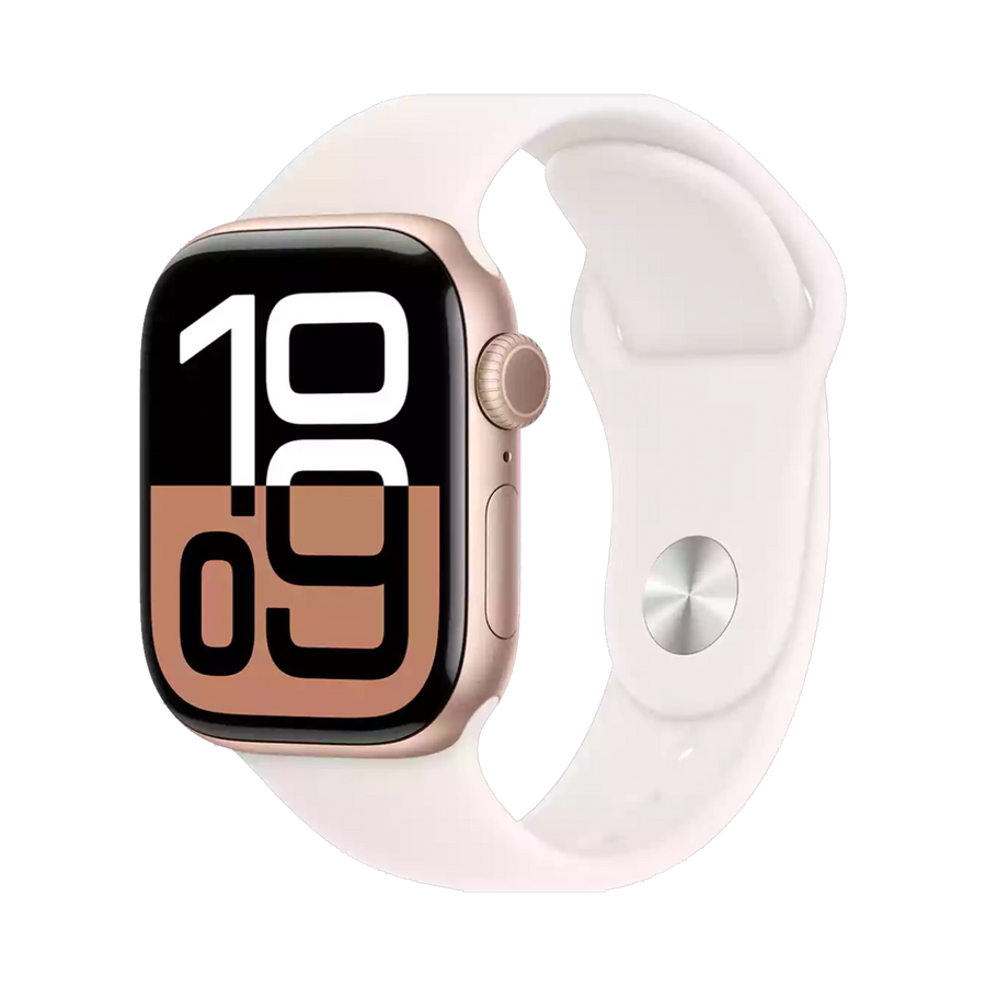 Apple Watch Series 10 GPS 42mm Rosegoud AC, Light Blush Sport Band - S/M
