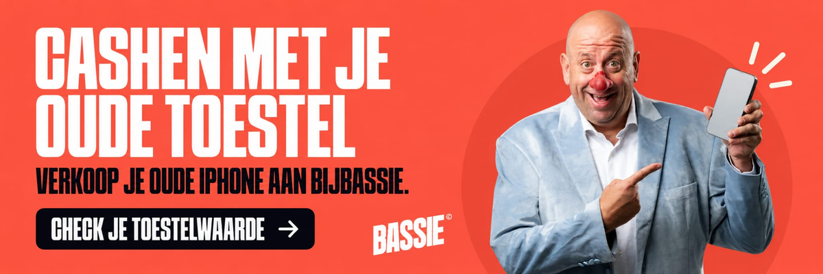 Cashen met je oude toestel. Verkoop je oude iPhone aan BijBassie. Check je toestelwaarde.