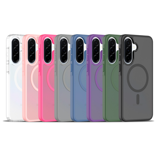 Kleurenoverzicht van de Fe'nomenal Samsung Galaxy A56/A37/A36 ColorShield Backcover met MagSafe