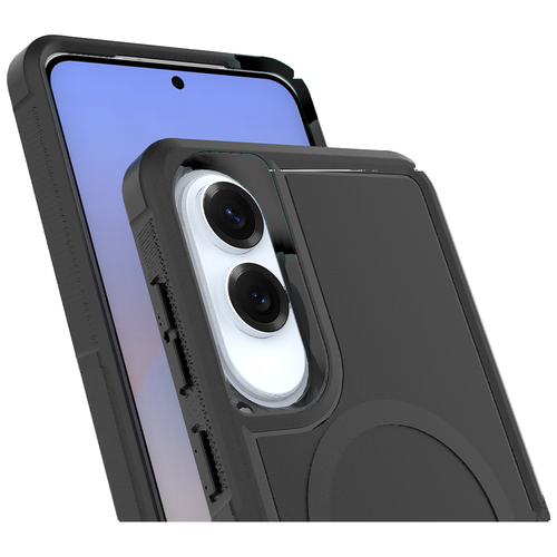 Fe'nomenal Samsung Galaxy S25 Edge Armour Backcover - Zwart, productfoto