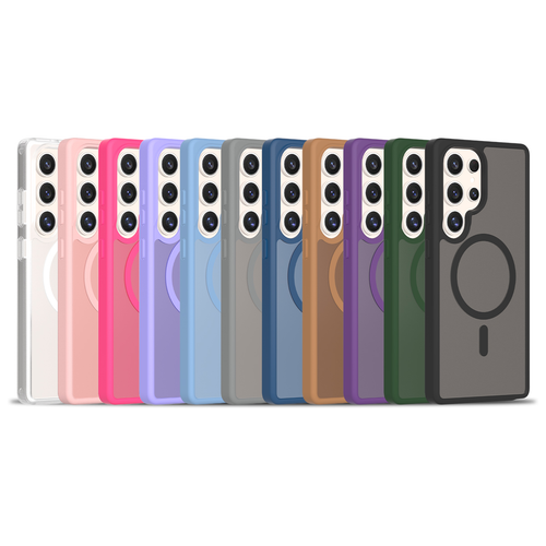 Kleurenoverzicht van de Fe'nomenal Samsung Galaxy S25 Ultra ColorShield Backcover met MagSafe