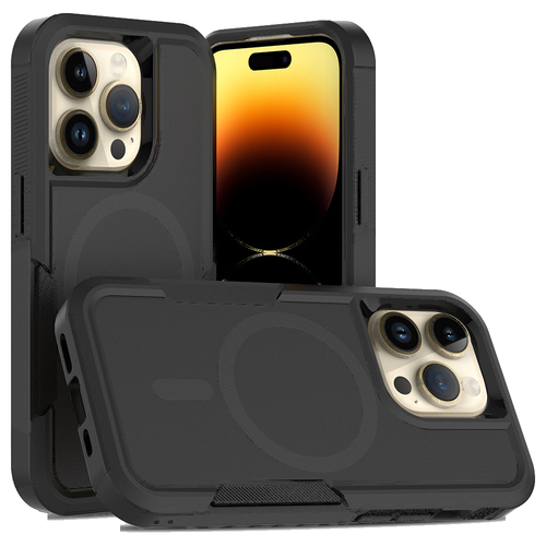 Fe'nomenal iPhone 14 Pro Armour Backcover - Zwart, productfoto