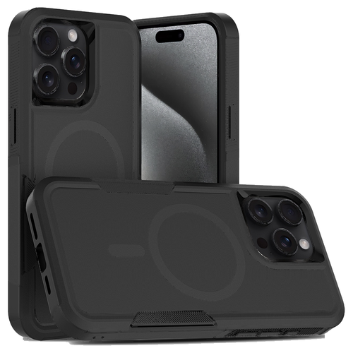 Fe'nomenal iPhone 15 Pro Max Armour Backcover - Zwart, productfoto