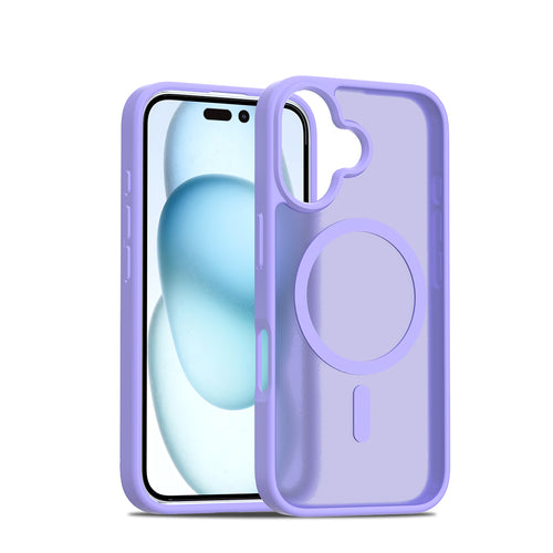 Fe'nomenal iPhone 16 ColorShield Backcover met MagSafe - Paars, hoesje op het toestel