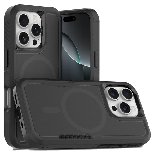 Fe'nomenal iPhone 16 Pro Armour Backcover - Zwart, productfoto