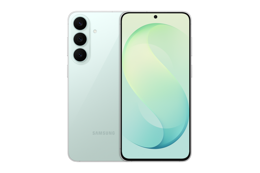 Samsung Galaxy S26 FE 128GB Groen, voor- en achterkant