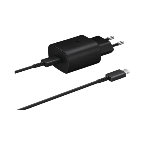 Samsung USB-C Snellader 25W + USB-C Kabel EP-TA800 Zwart