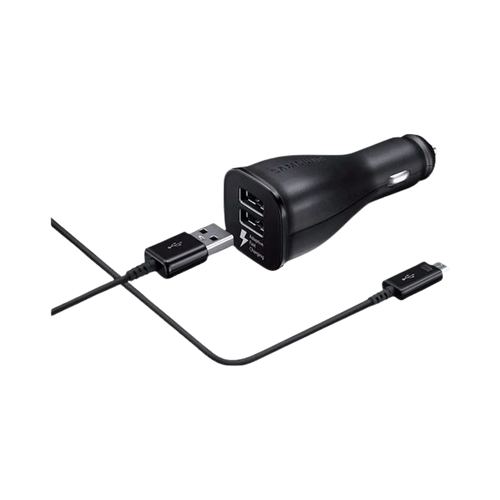 Samsung Fast Autolader Dual USB + USB-C Kabel EP-LN920 Zwart