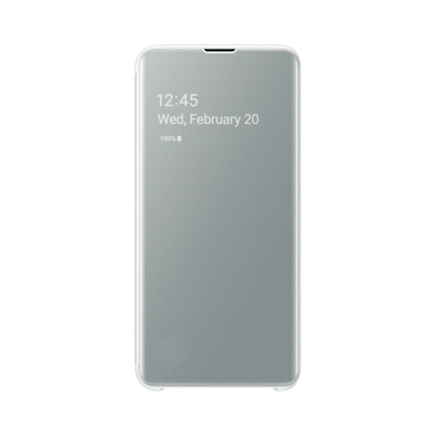 Samsung Galaxy S10e Clear View Cover EF-ZG970 Wit
