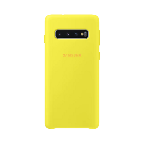 Samsung Galaxy S10 Silicone Case EF-PG973 Geel