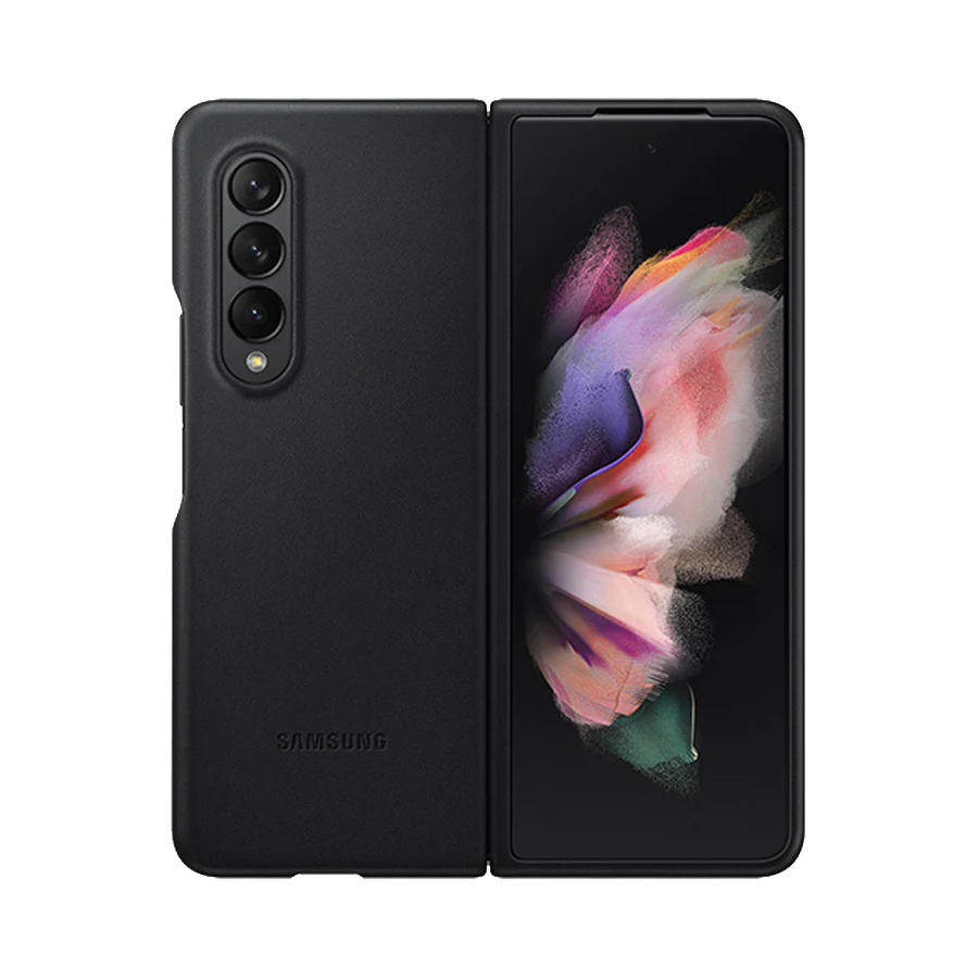 Samsung Galaxy Z Fold3 5G Leather Case EF-VF926 Zwart