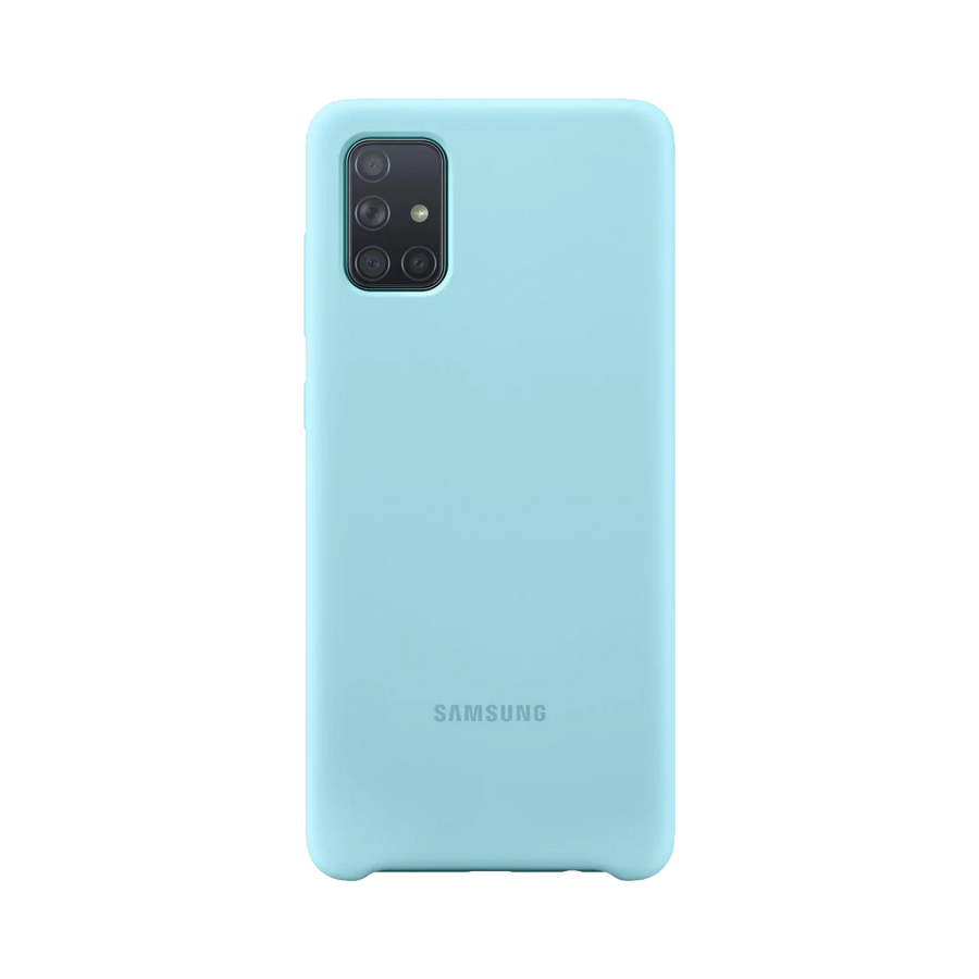 Samsung Galaxy A71 Silicone Case EF-PA715 Blauw