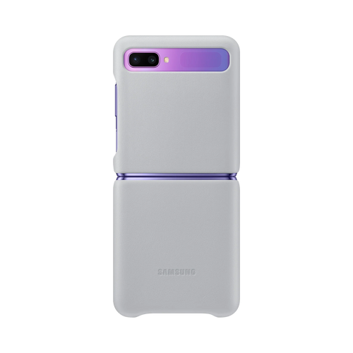 Samsung Galaxy Z Flip Leather Case EF-VF700 Zilver