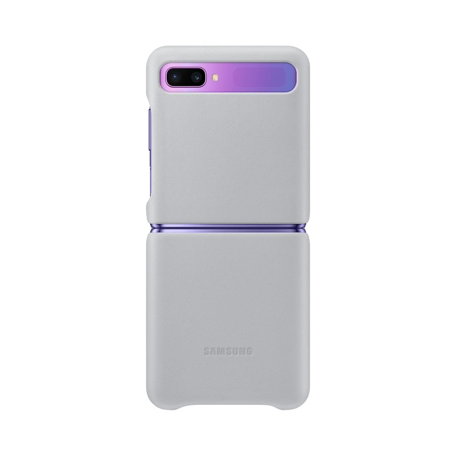 Samsung Galaxy Z Flip Leather Case EF-VF700 Zilver