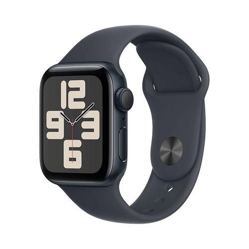 Apple Watch SE GPS 40mm Middernacht AC, Middernacht Sport Band - M/L