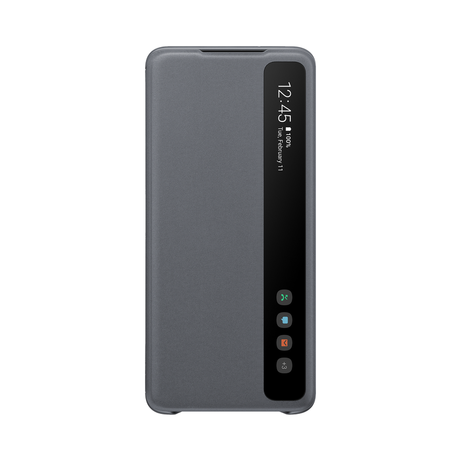 Samsung Galaxy S20 Plus (5G) Clear View Cover EF-ZG985 Grijs